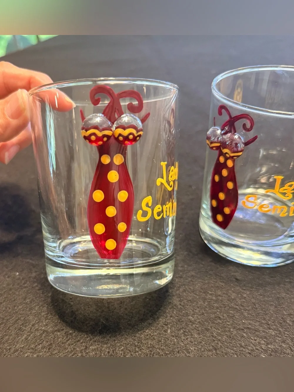 FLORIDA STATE UNIVERSITY Seminoles ladies whisky Glasses 14oz